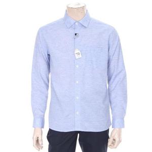 런던포그 세이브존04 미니멀 스트라이프 린넨블루셔츠( 춘추 ) LOS3A503