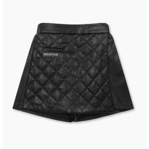 [베네통키즈]25FW-퀼팅 랩 스커트 팬츠/QASP02541