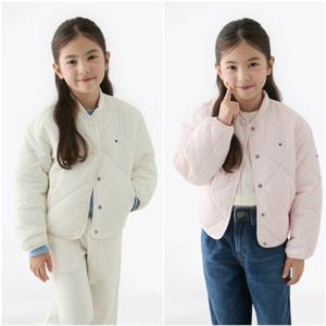 [타미힐피거칠드런TD] 다이아몬드 퀼팅 재킷 (T42F6QJC120GT2)