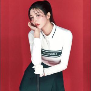 [와이드앵글]여성 TO 니트 하이브리드 폴로티셔츠 WWU25211W3