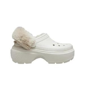 크록스 스톰프 라인드 클로그 스투코 208546-160