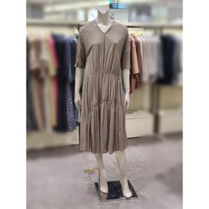 [트리아나]MARIO소고 주름5부 소매원피스TH2PA01