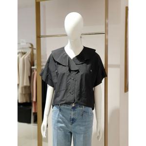 [에꼴드파리]MARIO프릴 빅 칼라 블라우스 M09RB46WBAM09Z