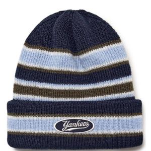 MLB 키즈 바시티 스트라이프 비니(7ABNV0256-50NYS)