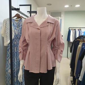 아니베에프 세이브존01 소매셔링 카라블라우스 A33WBL570