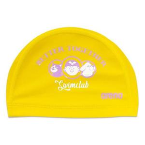 아레나 아동용 실리콘 코팅 수모 수영모 K72480 YEL