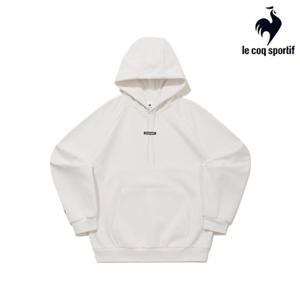 [르꼬끄] 남녀공용 에센셜 루즈 기모 후드 티셔츠 QQ423LHDO2_IVY