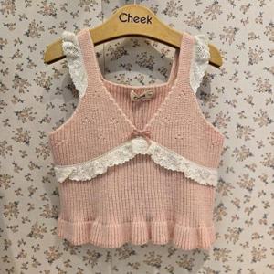 Cheek HC09 CKVK25W1G 레이스포인트 뷔스티에조끼 CKVK25W1G