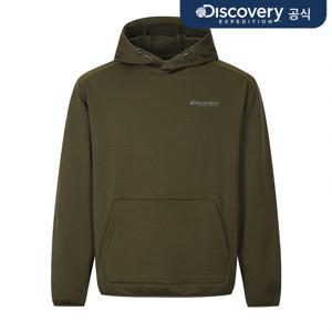 [디스커버리] 아웃도어 그리드 기모 후드티 (D/OLIVE) DXHD79056-OLD