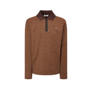 닥스 골프 25FW INHERITANCE 브라운 멜란지 반집업 카라티 DGTS5D852W2