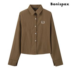 [보니스팍스]자수 카라 긴팔 셔츠(XP3BA037L0)