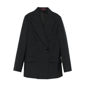 구찌 더블 브레스티드 울 수트 자켓 840785Z7ASP 1054 BLACK