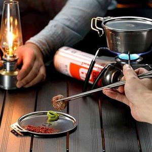 캠핑문 304스텐레스 씨에라컵 다용도 플레이트 캠핑접시 스텐레스컵 시에라컵 캠핑식기 캠핑주방용품