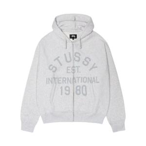 스투시 이스테블리시드 집 후드 애쉬 헤더 118597