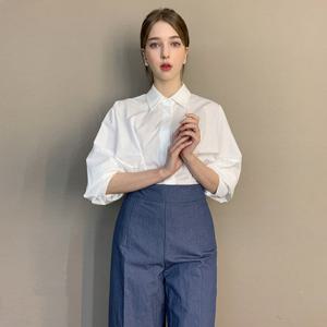 [파슨스] Pintuck Puff Shirt    [PW2Q2BL03]