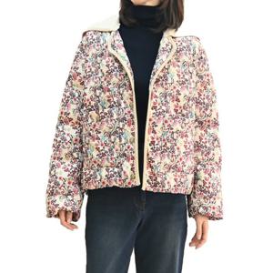 [비꼴리끄(여성)]퀼팅 니트 카라 자켓 B244PJ2040