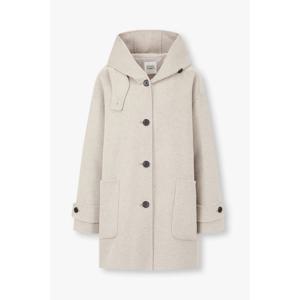 [톰보이]핸드메이드 후드 울혼방 하프코트(9175411981)