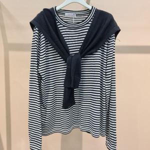 라티움 HC34 신축성좋은품편한 루즈핏 단가라 울 숄셋트 가을니트 T2533se03