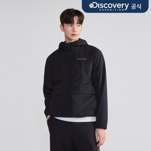 남성 메쉬 기모 우븐 후디드 트레이닝 자켓 (BLACK)  DMTR61056-BKS