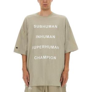 릭오웬스 x 챔피온 반팔 티셔츠 CM01E1675 CHJG08 BEIGE