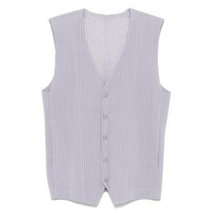 옴므 플리세 이세이 미야케 니트 베스트 HP56JE157 18 Grey