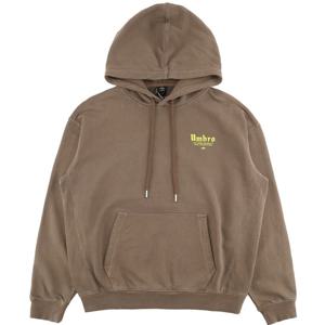 엄브로 HBL 가먼트 다잉 그래픽 후드 티셔츠 UQ321CHD98BRW