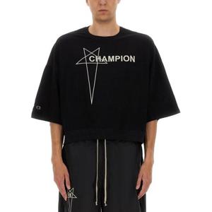 릭오웬스 x 챔피온 반팔 티셔츠 CM01E1677 CHJG09 BLACK