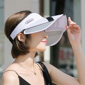 슬라이드썬캡 (KN65) 4색) 리본라인 날개썬캡