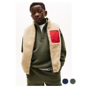 [타미힐피거칠드런2] 리버시블 테디 베스트 T42F7QVT180BT1 3T 16세