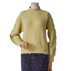 [포커스]은은한 펄 꽈배기 니트_FW4K7KT0105