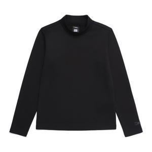 내셔널지오그래픽N254WTS210 여성 하프넥 긴팔 티셔츠 BLACK