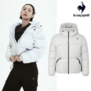 [르꼬끄] 남녀공용 르에어로 퍼텍스 구스 숏 다운자켓 QQ423EDJN4_WBG