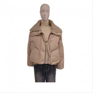 플라스틱아일랜드 니트카라 탈부착 패딩 점퍼 PR4PZ066