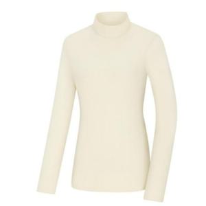 콜핑 HC03 여성 약기모 따뜻한 반폴라 티셔츠(아이보리) KFA4581W