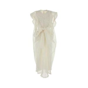 짐머만 미디 원피스 2928DS253 IVO White