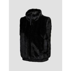 [와이드앵글]  WWW24651Z1   CO 자카드 에코 퍼 베스트 L (Black)