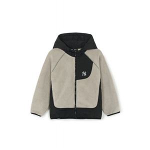 MLB키즈 아웃도어 모노그램 플리스 후드집업 (7AFDM015650BGM)