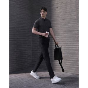 헤지스 골프 25SS ONLINE EXCLUSIVE 블랙 남성 듀얼무브 팬츠 HUPA5B911BK