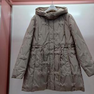 Latium HC06 덕 블럭튜브 H라인 훅집업 후드 하프 오리패딩 점퍼 T2543jp01B1