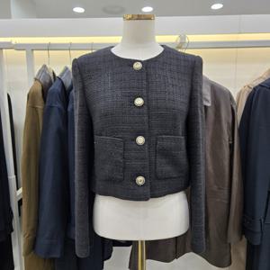 [숲]라운드 트위드 자켓 OA9JKQ4_IC