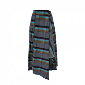 러브앤쇼  체크 플리츠 랩스커트 (LCFJPSK04)