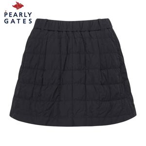 [파리게이츠] 여성 스퀘어 퀼팅 밴드 패딩 큐롯 스커트_521E4PC401_BK