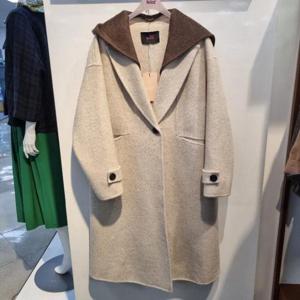 수스 HC36 후드배색루즈핏HM코트 S254NCOB04