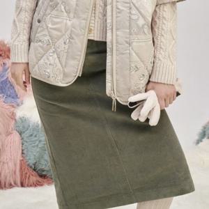 노스페이스 NK6NR87C 여성 캐니언랜드 H라인 코듀로이 스커트