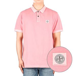 [스톤아일랜드] (10152SC67 V0080) 남성 카라 반팔 티셔츠