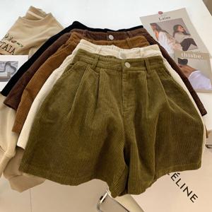 벤느 코듀로이 뒷밴딩 숏팬츠_NC3SP018