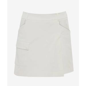 [와이드앵글]   WWU25Q31W3   여성 TO 포켓 포인트 A라인 큐롯 쇼츠 L (Off White)