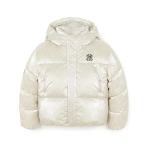 MLB키즈 프리즘 걸스 글로시 모노그램 숏패딩 (7FDJM095650CRD)