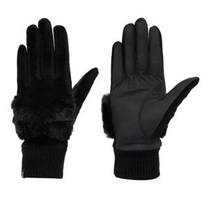 [와이드앵글]여성 CO 리본 방한 양손 장갑 Black(WWW25V01Z1)