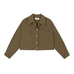 [베스띠벨리]나일론SET오픈카라크롭셔츠 BJBAI1429KH_DG